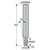 Seco Tools 02734052 | 5.00mm Diameter x 6.00mm Shank x 0.20mm Radius x 50.00mm OAL 2 Flute 48 Degree Helix Angle MEGA-64 Coated Carbide Corner Radius End Mill