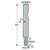 Seco Tools 02734065 | 4.00mm Diameter x 6.00mm Shank x 0.20mm Radius x 50.00mm OAL 2 Flute 48 Degree Helix Angle MEGA-64 Coated Carbide Corner Radius End Mill