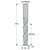 Seco Tools 02747756 | 6.00mm Diameter x 6.00mm Shank x 0.10mm Radius x 80.00mm OAL 2 Flute 40 Degree Helix Angle MEGA-64 Coated Carbide Corner Radius End Mill