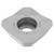 Seco Tools 02899503 | 0.625" Inscribed Circle Diameter x 0.059" Radius x 0.219" Thickness 4 Cutting Edge Carbide Quattromill Insert