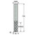Seco Tools 03060297 | 10.00mm Diameter x 10.00mm Shank x 0.50mm Radius x 72.00mm OAL 6 Flute 38 Degree Helix Angle HXT Coated Carbide Corner Radius End Mill