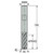 Seco Tools 03060342 | 10.00mm Diameter x 10.00mm Shank x 0.50mm Radius x 72.00mm OAL 6 Flute 38 Degree Helix Angle HXT Coated Carbide Corner Radius End Mill