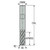 Seco Tools 03060343 | 10.00mm Diameter x 10.00mm Shank x 0.50mm Radius x 72.00mm OAL 6 Flute 38 Degree Helix Angle HXT Coated Carbide Corner Radius End Mill
