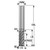 Seco Tools 03186949 | 8.00mm Diameter x 8.00mm Shank x 0.50mm Radius x 75.00mm OAL 5 Flute 48 Degree Helix Angle HXT Coated Carbide Corner Radius End Mill