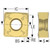 Seco Tools 03272946 | 0.472" Inscribed Circle Diameter x 0.039" Radius x 0.189" Thickness 8 Cutting Edge Carbide Milling Insert
