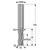 Seco Tools 10053026 | 6.00mm Diameter x 6.00mm Shank x 0.50mm Radius x 57.00mm OAL 3 Flute 35 Degree Helix Angle SIRON-A Coated Carbide Corner Radius End Mill