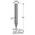 Seco Tools 10107367 | 0.50mm Diameter x 6.00mm Shank x 0.05mm Radius x 50.00mm OAL 2 Flute 35 Degree Helix Angle HXT Coated Carbide Corner Radius End Mill