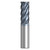 Seco Niagara Cutter 10115868 | SCS638.750D3S.0Z6 0.750" Diameter x 0.750" Shank x 5.000" OAL 6 Flute 38 Degree Helix Angle HTA Coated Carbide Roughing & Finishing End Mill