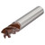 Seco Tools 10164869 | 6.00mm Diameter x 6.00mm Shank x 0.50mm Radius x 50.00mm OAL 4 Flute 48 Degree Helix Angle HXT Coated Carbide Corner Radius End Mill