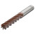 Seco Tools 10228532 | 16.00mm Diameter x 16.00mm Shank x 2.00mm Radius x 130.00mm OAL 6 Flute 38 Degree Helix Angle HXT Coated Carbide Corner Radius End Mill