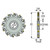 Seco Tools 02712934 | 335.18-200.0810XL.50-14N-R4 200.00mm Diameter x 11.50mm Functional Length x 90 Degree Cutting Edge Angle Indexable Slotting Cutter