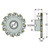 Seco Tools 02740898 | R335.18-08.00-XL0506N-R4 203.20mm Diameter x 50.80mm Functional Length x 90 Degree Cutting Edge Angle Indexable Slotting Cutter