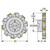 Seco Tools 02814619 | R335.25-05.00-1316N 127.00mm Diameter x 50.80mm Functional Length x 90 Degree Cutting Edge Angle Indexable Slotting Cutter