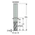 Seco Tools 02826815 | JHP993080E3C.0Z4 8.00mm Diameter x 8.00mm Shank x 70.00mm OAL x 38 Degree Helix Angle 4 Cutting Edge SIRON Coated Carbide Corner Chamfer End Mill