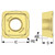 Seco Tools 10068970 |SPKT140523TN-MD16 0.551" Inscribed Circle Diameter x 0.091" Corner Radius x 0.219" Thickness 4 Cutting Edge Carbide Milling Insert