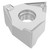 Seco Tools 10198765 | XNEX080604TR-M13 0.40mm Corner Radius x 6.45mm Thickness 6 Cutting Edge Carbide Milling Insert