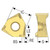 Seco Tools 10198770 | XNEX080616TR-M13 1.60mm Corner Radius x 6.45mm Thickness 6 Cutting Edge Carbide Milling Insert