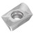 Seco Tools 10198795 | XOMX120431TR-ME08 3.10mm Corner Radius x 5.07mm Thickness 2 Cutting Edge Carbide Milling Insert