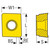 Seco Tools 74007527 | ACET150612TR-MD15 0.047" Corner Radius x 0.250" Thickness 2 Cutting Edge Carbide Milling Insert