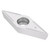 Seco Tools 03276621 |VBMT160404-M3 0.375" Inscribed Circle Diameter x 0.016" Corner Radius x 0.187" Thickness 2 Cutting Edge Carbide Turning Insert