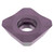 Seco Tools 03277492 |SEEX1505AFN-M12 0.625" Inscribed Circle Diameter x 0.059" Corner Radius x 0.219" Thickness 4 Cutting Edge Carbide Face Milling Insert