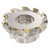 Seco Tools 02422165 | R220.53-0100-09-10A 100.00mm Diameter x 50.00mm Functional Length x 45 Degree Cutting Edge Angle Indexable Chamfer & Angle Face Mill