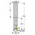 Seco Tools 00040300 | R217.29-1616.0-04.2.100E 8.00mm Diameter x 16.00mm Shank x 160.00mm OAL Copy Mill Round Insert