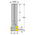Seco Tools 02450302 | R217.97-3232.0-X12.3A 32.00mm Diameter x 32.00mm Shank x 150.00mm OAL Indexable Copy End Mill