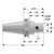 Seco Tools 03201505 | CAT40ADB-EM0.625-2.500 47.63mm Diameter x 131.75mm OAL End Mill Holder