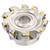 Seco Tools 03278989 | R220.29I-0125-08.10A 109.10mm Diameter x 8.00mm Depth of Cut x 63.00mm Functional Length -5 Degree Rake Radial Angle Indexable Copy End Mill
