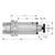 Seco Tools 03301561 | HSKA63-SM27-160-F3L1 48.00mm Diameter x 27.00mm Shank x 213.00mm OAL Shell Mill Holder