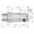 Seco Tools 03301696 | HSKA63-EM14-080-L1 44.00mm Diameter x 112.00mm OAL End Mill Holder