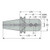 Seco Tools 10008197 | CAT50ADB-EM40-4.500 80.00mm Diameter x 215.90mm OAL End Mill Holder