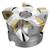 Seco Tools 10097581 | R220.21-0080-SP18.5A 50.70mm Diameter x 2.50mm Depth of Cut x 50.00mm Functional Length -4 Degree Rake Radial Angle Indexable High-Feed End Mill