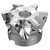Seco Tools 10097582 | R220.21-0080-SP18.6A 50.70mm Diameter x 2.50mm Depth of Cut x 50.00mm Functional Length -4 Degree Rake Radial Angle Indexable High-Feed End Mill