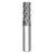 Seco Niagara Cutter 17003841 | DIABEB.375D1S.0Z 9.53mm Diameter x 34.93mm Maximum Cutting Depth x 90 Degree Cutting Edge Angle CVD Coated Carbide Diamond Pattern Router Bit "N68097"
