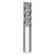 Seco Niagara Cutter 17004318 | STR540.625D2R030.0Z5 15.88mm Diameter x 15.88mm Shank x 0.76mm Corner Radius x 88.90mm OAL 5 Flute AlCrN Coated Carbide Corner Radius End Mill
