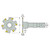 Seco Tools 75027294 | R335.10-25063.3-04-5 63.00mm Diameter x 4.10mm Maximum Cutting Depth x 90 Degree Cutting Edge Angle Indexable Slotting Cutter