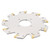 Seco Tools 75027327 | B-R335.10-125.32-04 125.00mm Diameter x 4.10mm Maximum Cutting Depth x 90 Degree Cutting Edge Angle Indexable Slotting Cutter