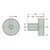 Seco Tools 10021756 | 58282540 31.80mm Body Diameter x 1.095" Body Length Shell Mill Arbor Screw