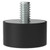 Carr Lane CL-25-16-3816-VIM-PACKOF2 | 3/8-16" Thread x 1.570" Diameter Vibration Isolation Mount