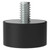 Carr Lane CLM-25-15-M6-VIM-PACKOF2 | M6 Thread x 25.00mm Diameter Vibration Isolation Mount