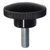 Carr Lane CL-532-KTK-8-PACKOF2 | 1/4-20" Thread x 1-3/8" Diameter Knurled Knob - Stud Type (Phenolic)