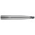 Helical Solutions 89082 | 0.250" Diameter x 0.375" Shank x 3.000" OAL x 0.313" LOC 3 Flute NPLUS Coated Ball End Mill