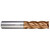 Helical Solutions 89780 | 12.00mm Diameter x 12.00mm Shank x 75.00mm OAL x 30.00mm LOC 4 Flute TPLUS Coated Corner Radius End Mill