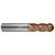 Helical Solutions 89973 | 0.187" Diameter x 0.250" Shank x 2.500" OAL x 0.563" LOC 4 Flute TPLUS Coated Ball End Mill