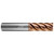 Helical Solutions 89862 | 8.00mm Diameter x 8.00mm Shank x 63.00mm OAL x 12.00mm LOC 5 Flute TPLUS Coated Corner Radius End Mill
