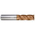 Helical Solutions 89997 | 0.125" Diameter x 0.250" Shank x 2.500" OAL x 0.625" LOC 4 Flute TPLUS Coated Corner Radius End Mill