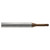 YG1 HPI91933 | 1/63" Diameter x 3/19" Shank x 1/85" LOC x 1-71/92" OAL x 0.20mm Ball Nose Radius x 30 Degree Helix Angle 2 Flute C-Coated Carbide Ball Nose End Mill