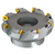 Pramet 125A08R-S45SD13F-C | 125.00mm Diameter x 63.00mm Functional Length x 45 Degree Cutting Edge Angle 8 Cutting Edge Face Mill Cutter